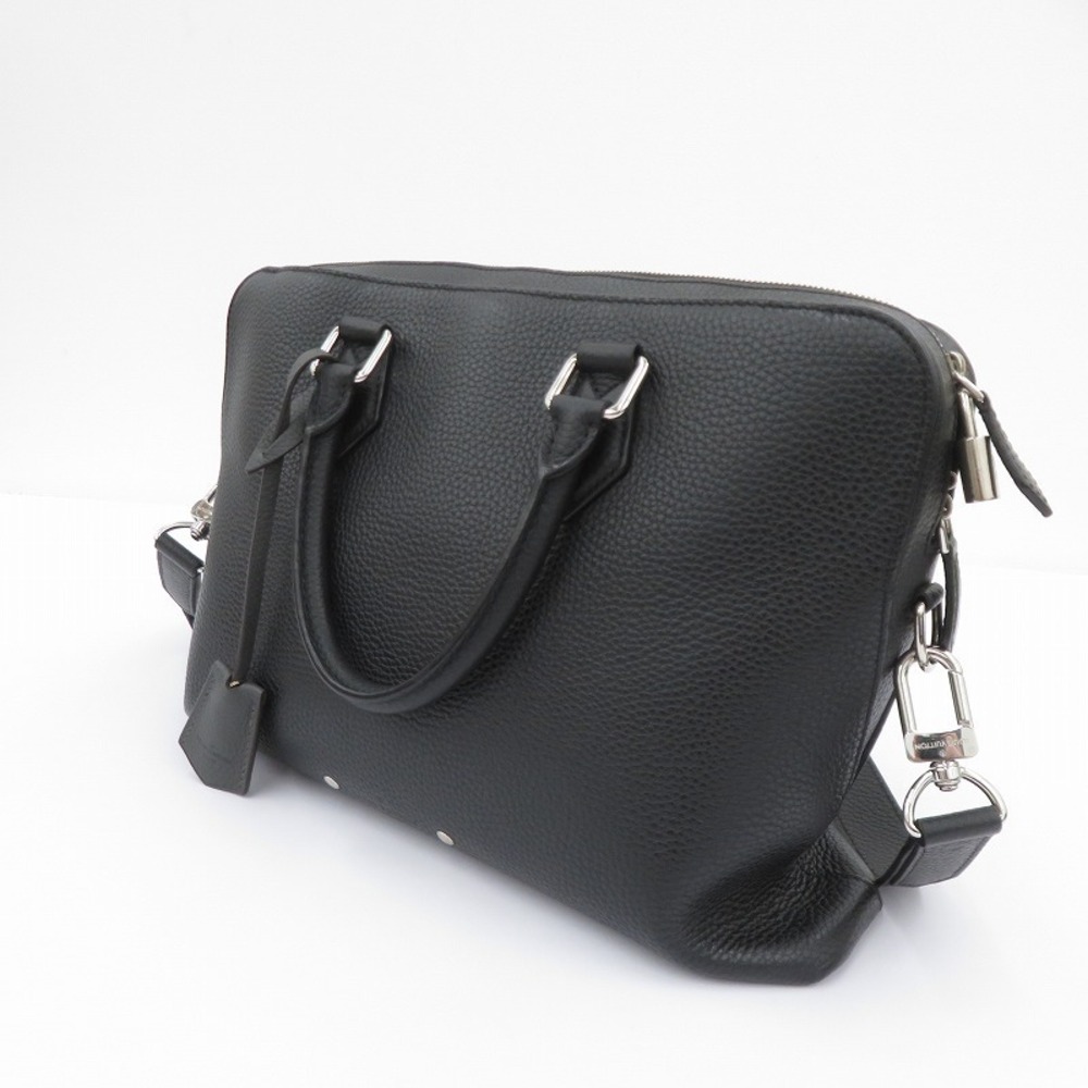 LOUIS VUITTON Armand Briefcase Handbag Black